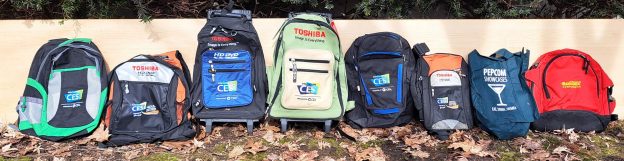 A batch of CES press bags (and one ringer)